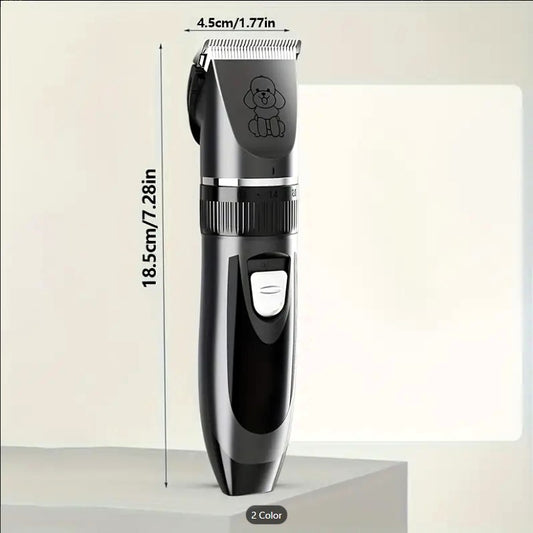 Low-noise rechargeable clippers.