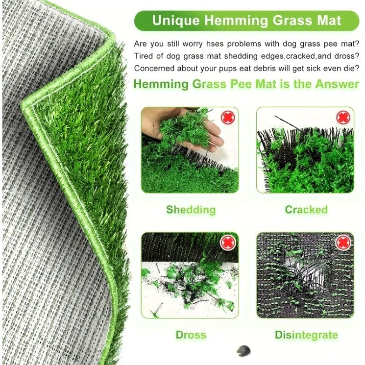 Large Indoor/Outdoor Dog Potty Grass Mat