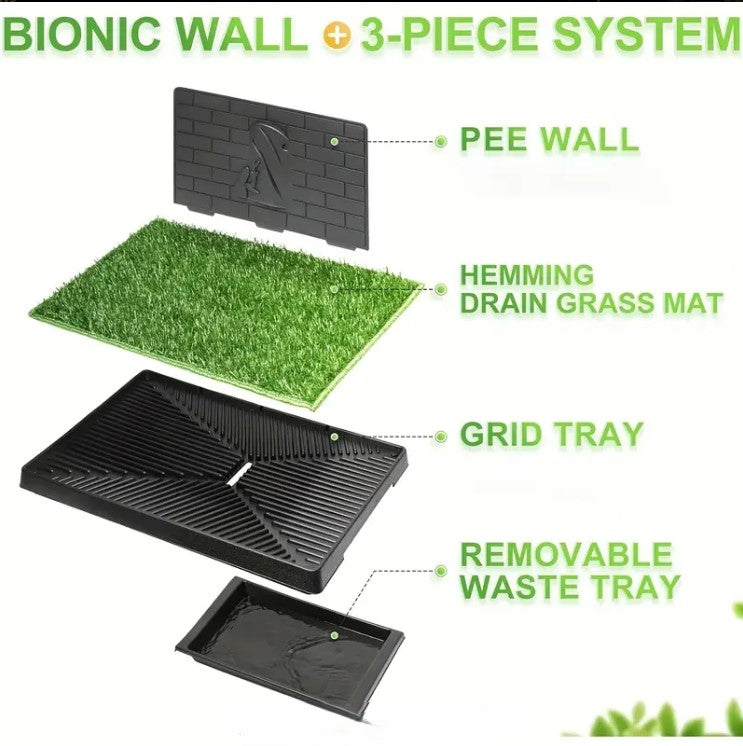 Large Indoor/Outdoor Dog Potty Grass Mat