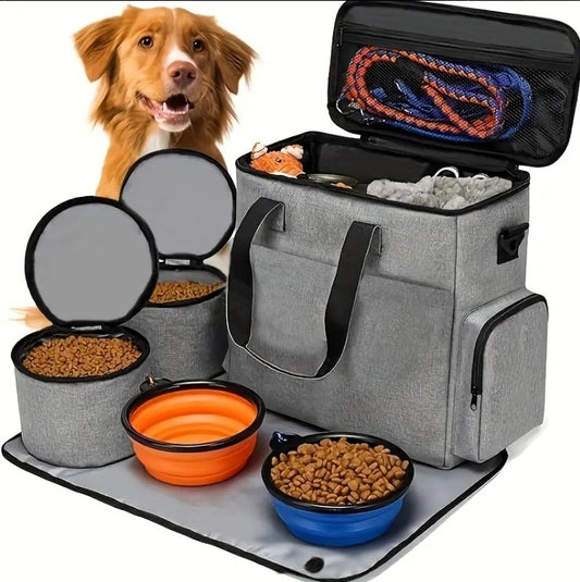 Pet Travel Backpack Set